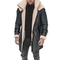 thumbnail image 2 of tumgatte Men's Fall/Winter Fashion Fleece Jacket Stretch Washed Top Jacket Clearance, 2 of 5