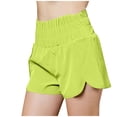thumbnail image 1 of Timegard Workout Shorts for Women Quick Dry High Waisted Smocked Athletic Lightweight Gym Running Shorts, 1 of 6