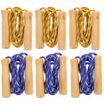 thumbnail image 1 of Miangastore 6Pcs Weight Loss Jump Rope Fitness Hopping Rope Outdoor Skipping Rope Sporting Accessory, 1 of 8