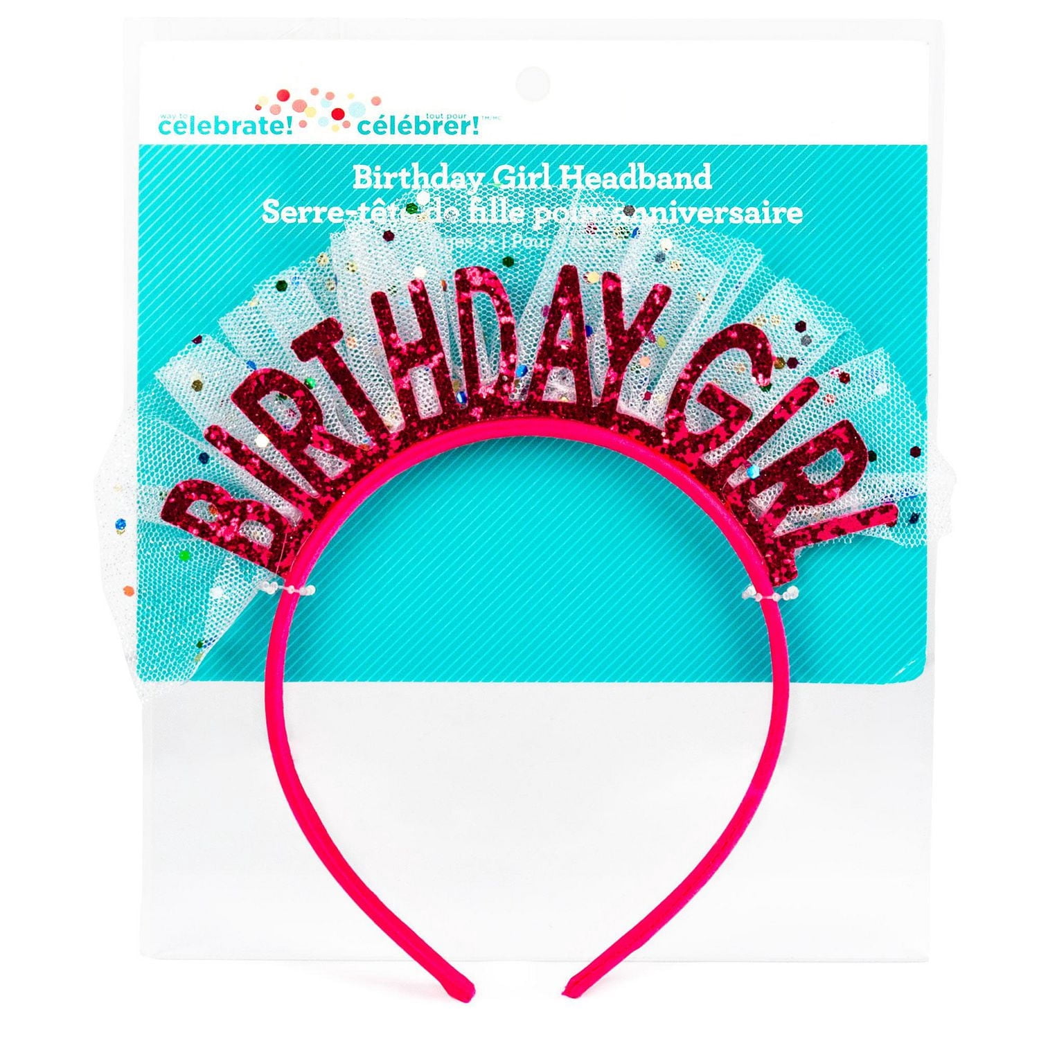 Serre-tête d’anniversaire pour les filles, Way to Celebrate