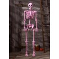 thumbnail image 4 of Poseable Crazy Bones Skeleton in Pink Decoration, 4 of 4