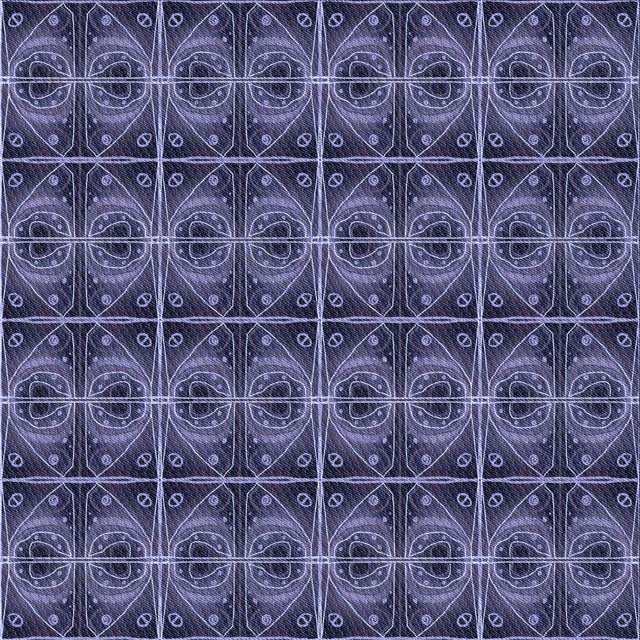 Ahgly Company Machine Washable Indoor Square Transitional Periwinkle Purple Area Rugs, 4' Square