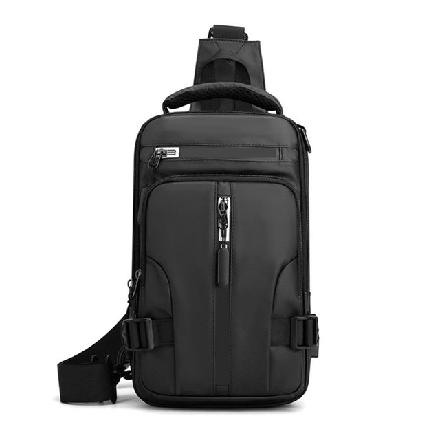 Men‘s Multifunctional Backpack Waterproof Crossbody Bag Casual Chest Bag
