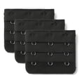 thumbnail image 1 of INSPIRE CHIC Rallonges de Soutien-Gorge pour Femmes à 3 Crochets 3 Rangées Bretelle de Soutien-Gorge Extensible Boucle Crochets Bande de Soutien-Gorge Noir 3, 1 of 5