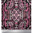 thumbnail image 1 of Soimoi Poly Georgette Fabric Floral & Paisley Decorative Print Sewing Fabric Yard 52 Inch Wide, 1 of 3