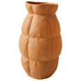 thumbnail image 1 of GUOOL Ceramic Vase Flower Container Decorative Vase for Office Dining Table Decoration Orange, 1 of 9