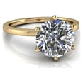 thumbnail image 1 of 4.00 Ct Stunning Solitaire Round Diamond Bridal Rings Solid 18K Yellow Gold, 1 of 4