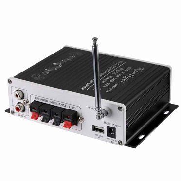 kurtrusly Kentiger V10 Hi-Fi Class-AB Stereo Digital Player Super Bass Bluetooth Amplifier Remote Control Wireless Car Audio Speaker