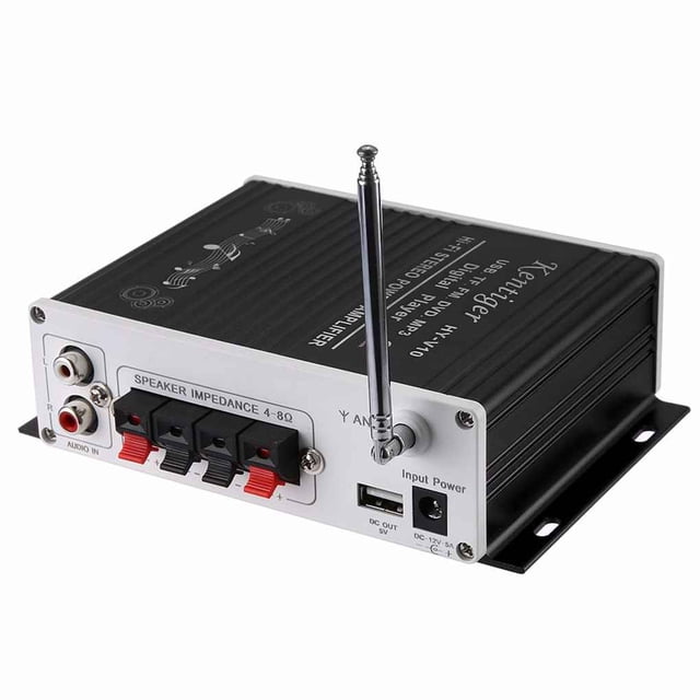 Xingzhi Kentiger V10 Hi-Fi Class-AB Stereo Digital Player Super Bass Bluetooth Amplifier Remote Control Wireless Car Audio Speaker