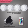 thumbnail image 2 of CNKOO Boat Lights Wireless  Battery Powered Operated Marine Led Interior Light for Boat Deck Courtesy Light  for Fishing Pontoon Sailboat Kayak  Remote Control Multi Color Changing  RGB, 2 of 6