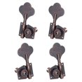 thumbnail image 3 of TISHITA 4 Open Bass Tuning Pegs Electric Bass Tuning Pegs Machine Heads Knobs Metal Bass 2L2R Red Bronze, 3 of 8
