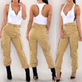 thumbnail image 3 of Pantalon Jeans de Combat Militaire pour Femmes Pantalon Cargo Pantalons de Sport Joggers, 3 of 4