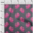 thumbnail image 1 of oneOone Silk Tabby Fabric Peacock Block Print Fabric BTY 42 Inch Wide, 1 of 4