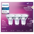 thumbnail image 4 of PHILIPS 4W (50W) GU10 Base Daylight Ultra Definition Dimmable LED Light Bulb - 3 Pack, 4 of 5