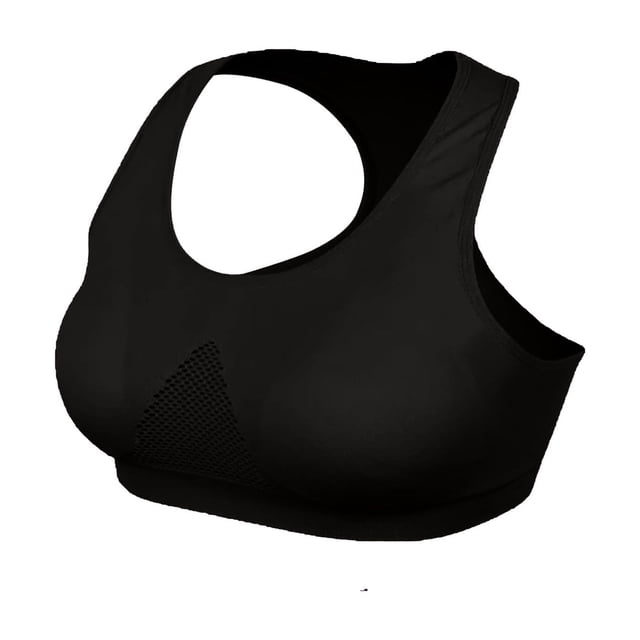 Yuyuzo Sport Bra for Women Plus Size High Impact Comfortable Mesh Bra Racerback Workout Padded Yoga Bras