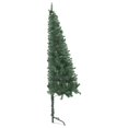 thumbnail image 4 of vidaXL Arbre de Noël Artificiel d'Angle Vert 120 cm PVC, 4 of 5