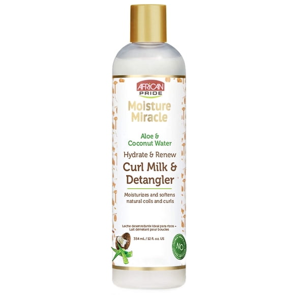 African Pride Moisture Miracle Curl Milk and Detangler 12 fl oz