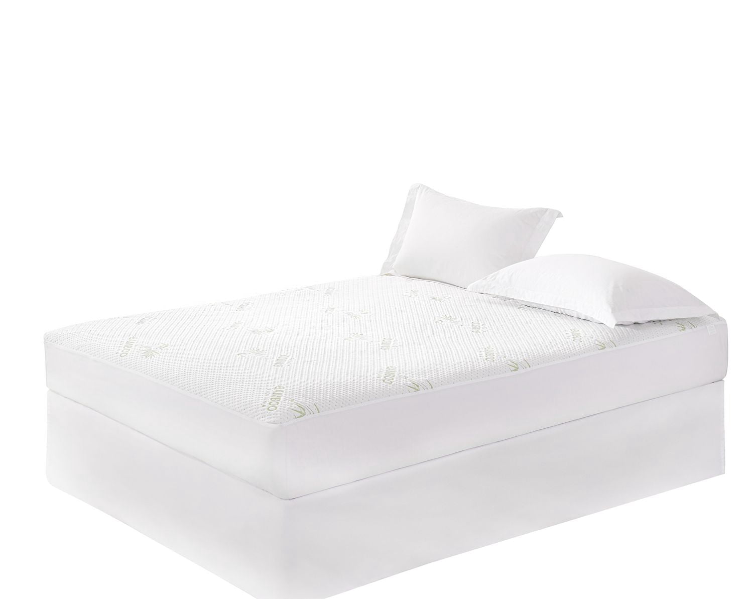 Marina Decoration Premium Luxury Ultra Soft Waterproof All Season Rayon from Bamboo Fitted Mattress Protector, Deep Pocket Fits Up to 18 Inch