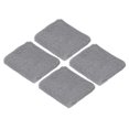 thumbnail image 1 of Unique Bargains Bracelets de Sport 8x8 cm en Éponge Absorbants, Bande Anti-Transpiration Athlétique, Gris, Lot de 4, 1 of 7