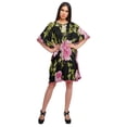 thumbnail image 3 of Moomaya Robe Courte de Caftan de Plage, Robe de Couverture Imprimée, Kaftan pour Femmes, Tenue de Plage, Couverture, 3 of 4