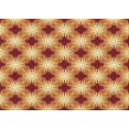 thumbnail image 1 of Ahgly Tapis Rectangulaire Orange Lavable en Machine, 6 Pieds x 9 Pieds, 1 of 7