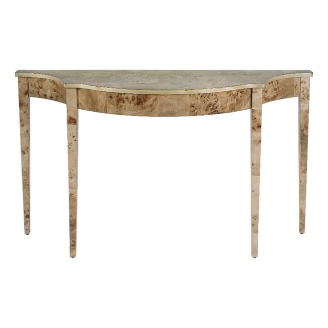 Butler Specialty Company Chester 54"W Demilune Console Table - Light Brown