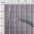 thumbnail image 1 of oneOone Georgette Viscose Fabric Madras Check Print Fabric By Yard 42 Inch Wide, 1 of 3