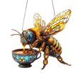 thumbnail image 1 of Capteurs de Soleil Ornements de Jardin Animaux d'Extérieur Capteurs de Soleil pour Fenêtres Ornements de Jardin Capteurs de Soleil d'Extérieur pour Fenêtres Capteurs de Soleil Ornement Ornement Suspendu Verre Rideau en Acier Vitrail Fenêtre, 1 of 4