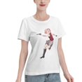 thumbnail image 2 of Women's Basic Short Sleeve T-Shirt Naruto Sakura, 2 of 6