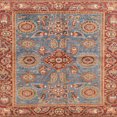 thumbnail image 1 of Ahgly Company Indoor Square Abstract Camel Brown Oriental Area Rugs, 4' Square, 1 of 6