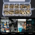 thumbnail image 1 of 150pcs/Set M3 Brass Threaded Heat Insert Plastic 3D Printing Metal Nut Supplies, 1 of 1
