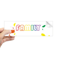 thumbnail image 1 of LGBT Arc-en-Ciel Drapeau Faly Rectangle Pare-Chocs Carnet Fenêtre Autocollant, 1 of 1