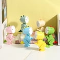 thumbnail image 4 of Yeacher Cartoon Night Light Kid Lamp Mini Dinosaur LED Desk Lamps Cute DIY Portable with, 4 of 8