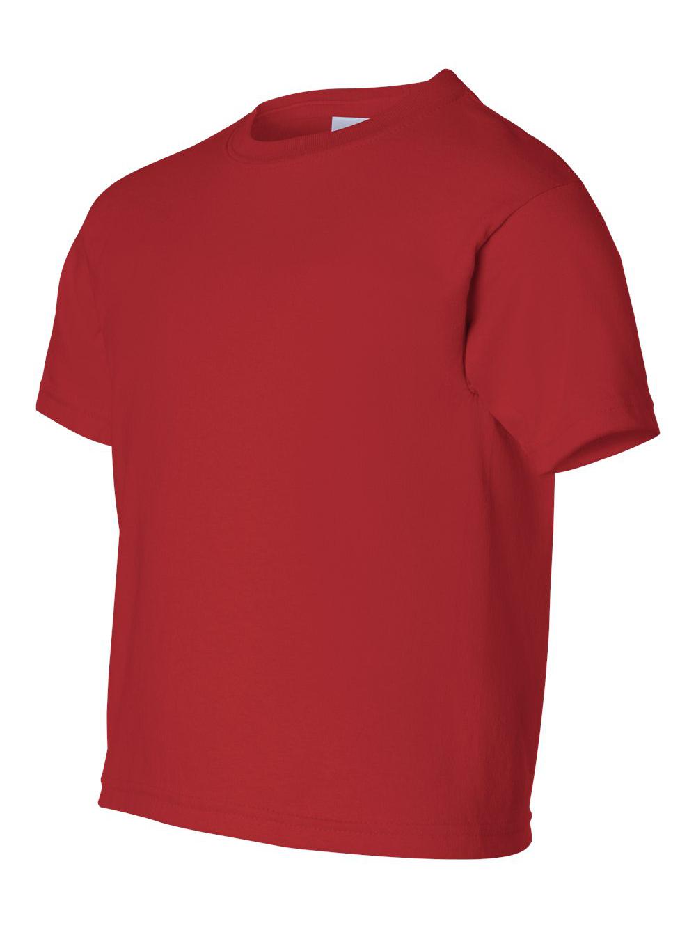 Gildan - Ultra Cotton Youth T-Shirt - 2000B - Red - Size: M
