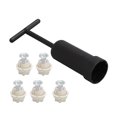 thumbnail image 1 of G9 Lamp Holder, Repair Parts Bulb Socket With M10 Ring For Home, 1 of 8