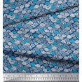 thumbnail image 2 of Soimoi Polyester Crepe Fabric Tribal African Printed Fabric 1 Yard 42 Inch Wide, 2 of 3