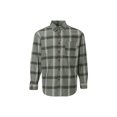 thumbnail image 2 of Diconna Chemise à Carreaux Slub pour Homme Coupe Ajustée Coupe Standard à Manches Longues Chemises Boutonnées Manteau Hauts, 2 of 9