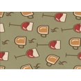 thumbnail image 1 of Ahgly Company Machine Washable Indoor Rectangle Transitional Sienna Brown Area Rugs, 5' x 7', 1 of 7