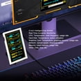 thumbnail image 4 of Moniteur de Température pour Ordinateur, Écran Mini IPS USB de 5 Pouces, Type C, Moniteur de sous-Écran avec Résolution 800x480, Moniteur de Données PC pour AIDA64, 4 of 7