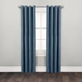 thumbnail image 1 of Mainstays Faux Suede Drapery Grommet Window Curtains Panel, 1 of 6