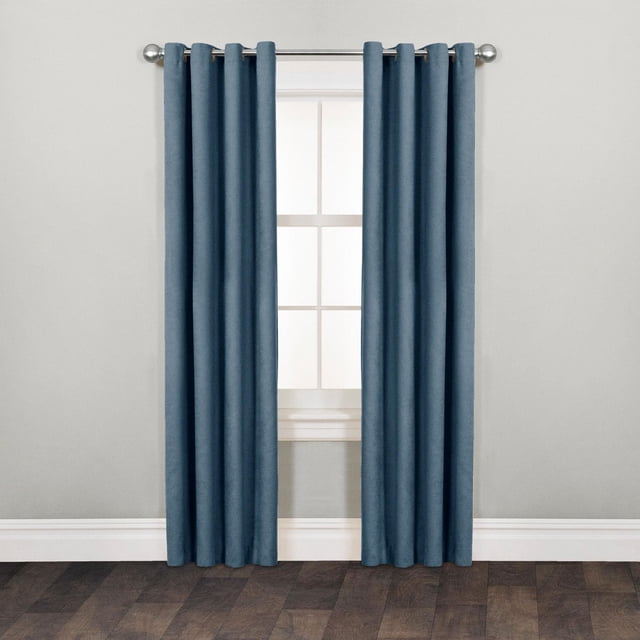 Mainstays Faux Suede Drapery Grommet Window Curtains Panel