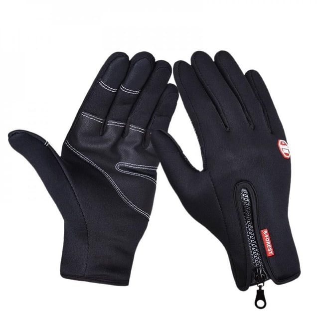Gants de Course à Pied en Plein Air Hommes Femmes Modèles Plus Chauds Gants Polaires Écran Tactile Vent Chaud Gants de Cyclisme