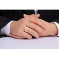 thumbnail image 2 of Rylos 14K Yellow Gold Classic 8X6MM Oval Opal & Sparkling Diamond Ring - Birthstone Jewelry for Men -Size 11, 2 of 7