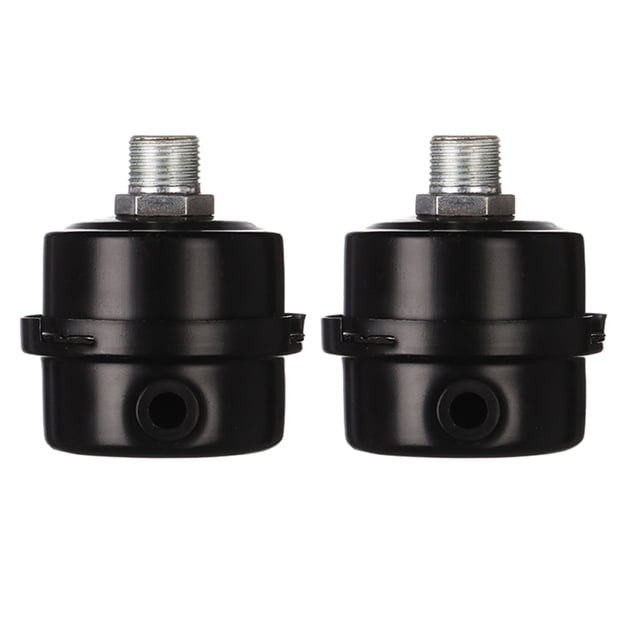 ZheElen 2pcs Easy-to- Metal Air Noise Intake Filter For Quiet Inflation Air Compressor 20.5mm iron G1/2 1Set
