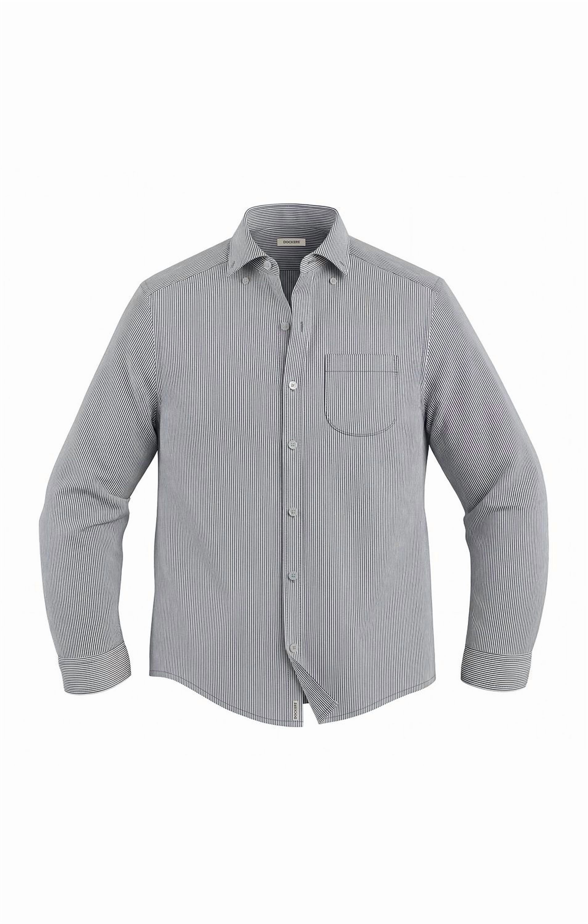 Chemise Oxford Dockers à manches longues et col boutonné pour homme