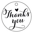thumbnail image 1 of 100 PCS Personalized Thank You Hang Tags Custom Wedding Favors Gift Circle Paper Tags, 1 of 1