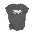 thumbnail image 1 of 702 Las Vegas Nevada USA Area Code City Skyline Gift - Unisex T-Shirt - Inspired X, 1 of 1