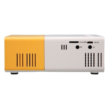 Mini Projector, 1080P Smart Video Projector, Built in HD Speakers, Portable Outdoor Home Theater Movie Projector, Compatible with USB, , AV, Tablet, Laptop, Phone