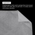 thumbnail image 4 of Unique Bargains Tissue Gift Wrapping Paper Tissue Paper White 19.69x27.56 Inch 40 Pack, 4 of 7