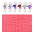 thumbnail image 2 of TopLLC Nail Art Printing Template Plastic Template Relief Nail Art, 2 of 3